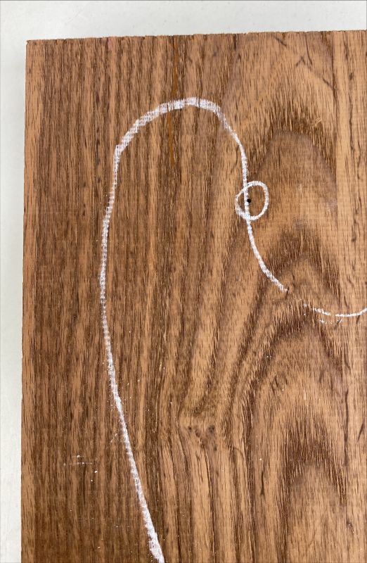 Body Swamp Ash, 3-pcs., Choco thermo-treated, Unique Piece #164